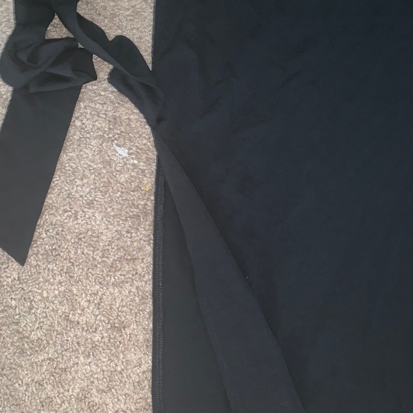 Banana Republic Black Double Split Hem Dress - Picture 3 of 8